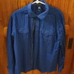 Rock & Republic Mens Dress Shirt L